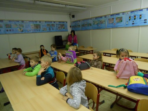 Návštěva MŠ na dopravním hřišti v Uherském Brodě