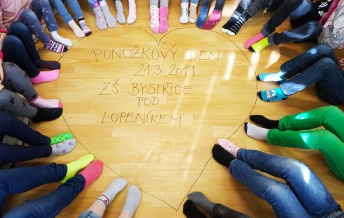 Ponožkový den v naší škole