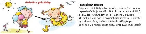 Prázdninový recept, úřední dny v době dovolené