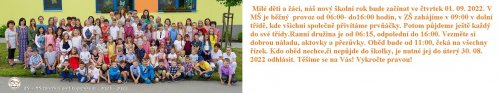 Zahájení školního roku 2022-2023