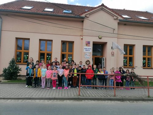 Ministr školství mládeže a tělovýchovy prof. JUDr. Vladimír Balaš CSc. v naší škole.